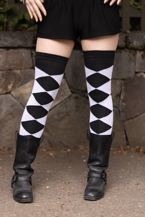Harlequin Diamond OTK - Black/White