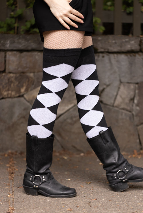 Harlequin Diamond OTK - Black/White