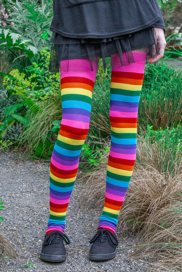 Longer Original Pride Stripes Tube Socks - Gilbert-Baker Rainbow
