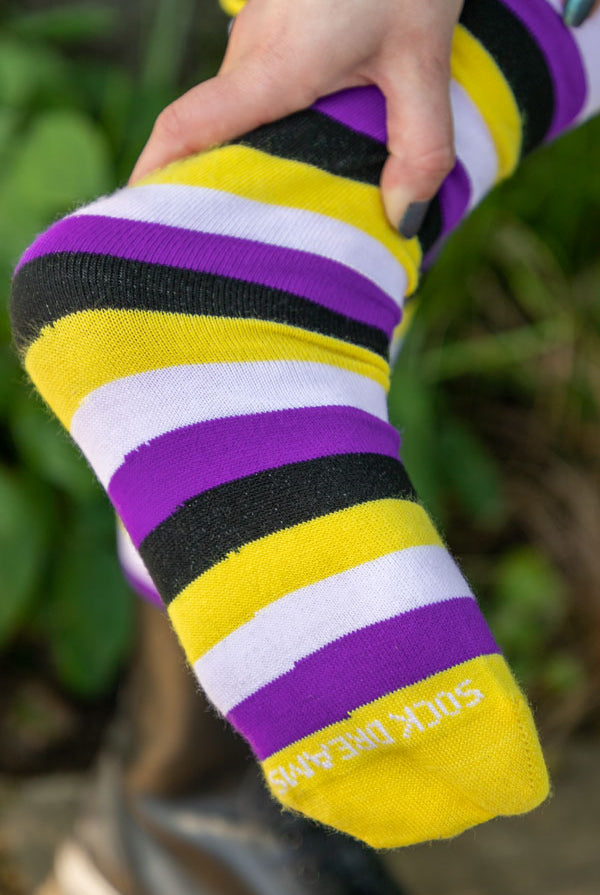 Longer Original Pride Stripes Tube Socks - Nonbinary