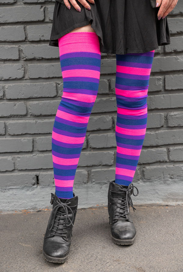 Longer Original Pride Stripes Tube Socks - Bisexual