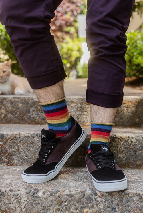 XL-FOOT Over the Rainbow Roll Top Crew