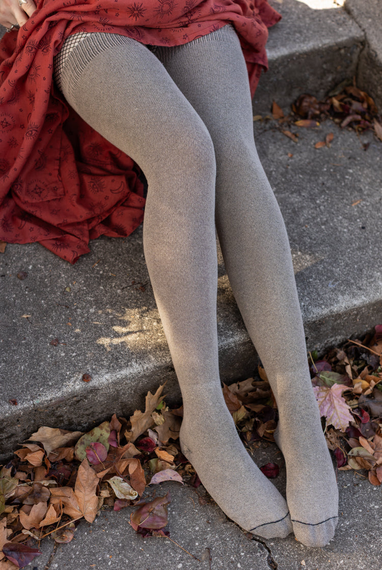 Longer Extraordinary Thigh High Socks - Tan