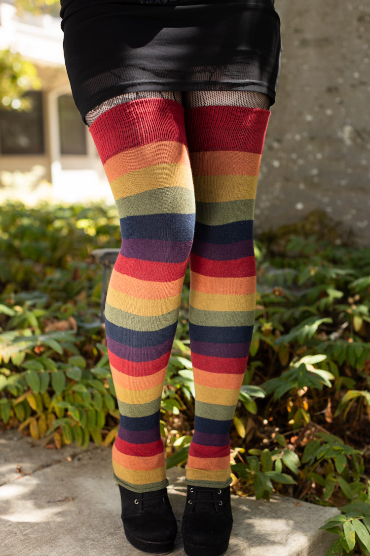 Harvest Rainbow Longer Leg Warmers