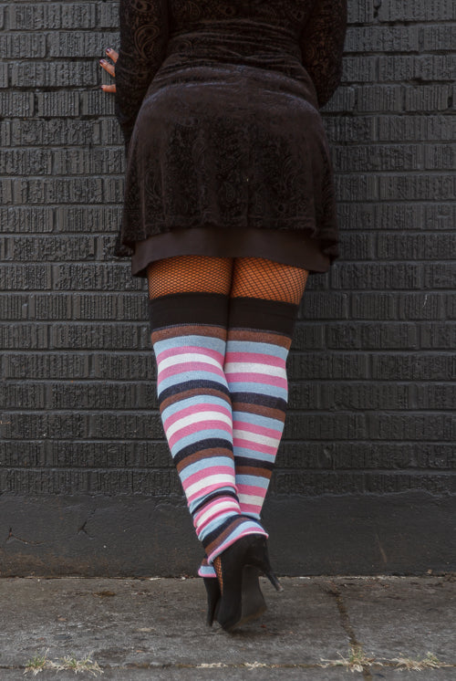 A person wearing POC Trans longer leg warmers