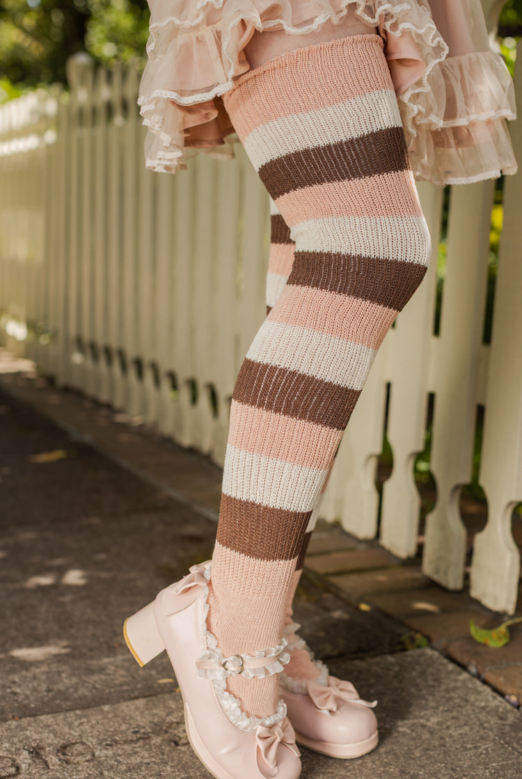 Neapolitan Stripes Thigh High