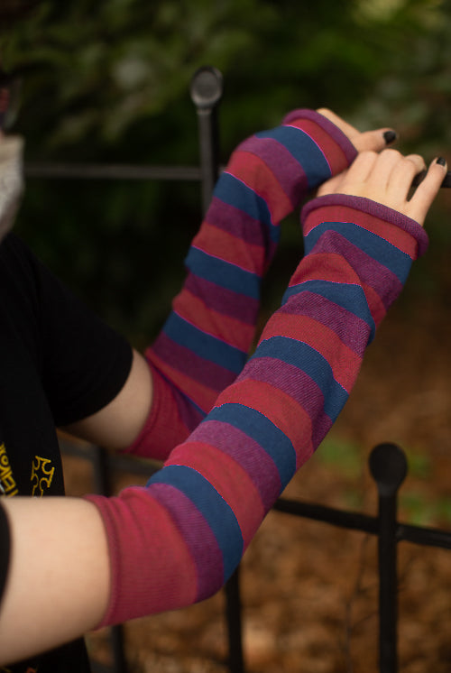 Pride Stripes Arm Warmers - bisexual