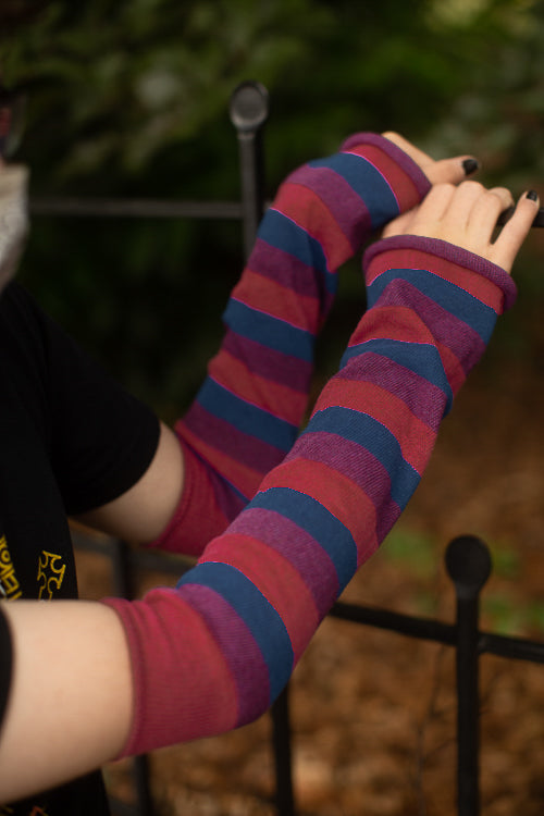 Pride Stripes Arm Warmers - bisexual