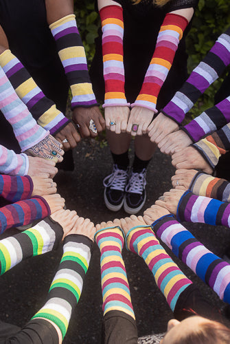 Pride Stripes Arm Warmers