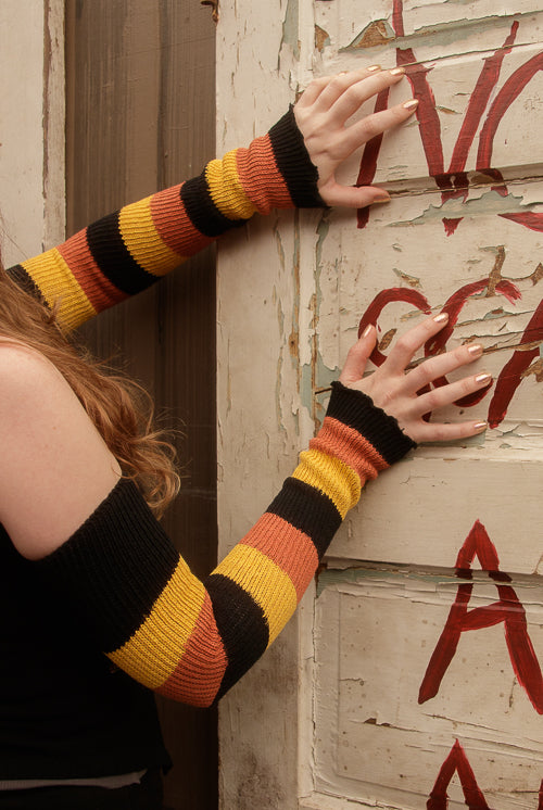 Trick or Treat Stripes Warmers