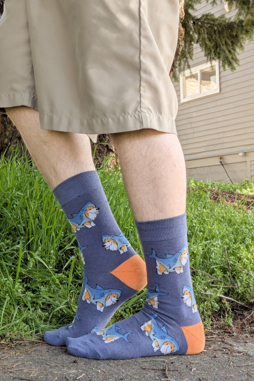Corgi Sharks Crew - Large