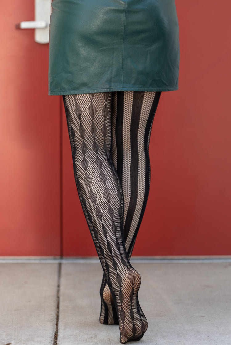 Harlequin Net Tights