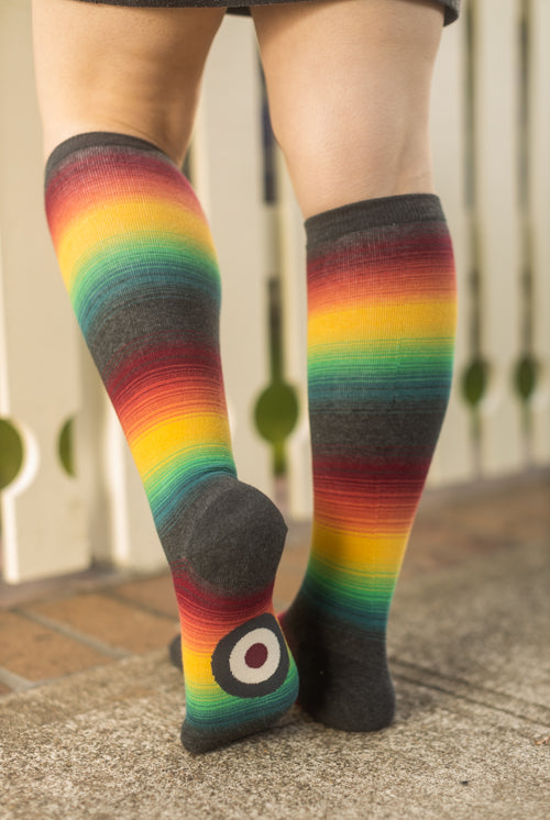 Awesome Striped Knee High