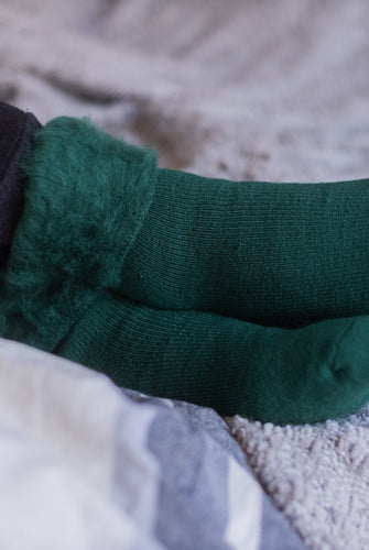 New Zealand Bed Socks - Hunter