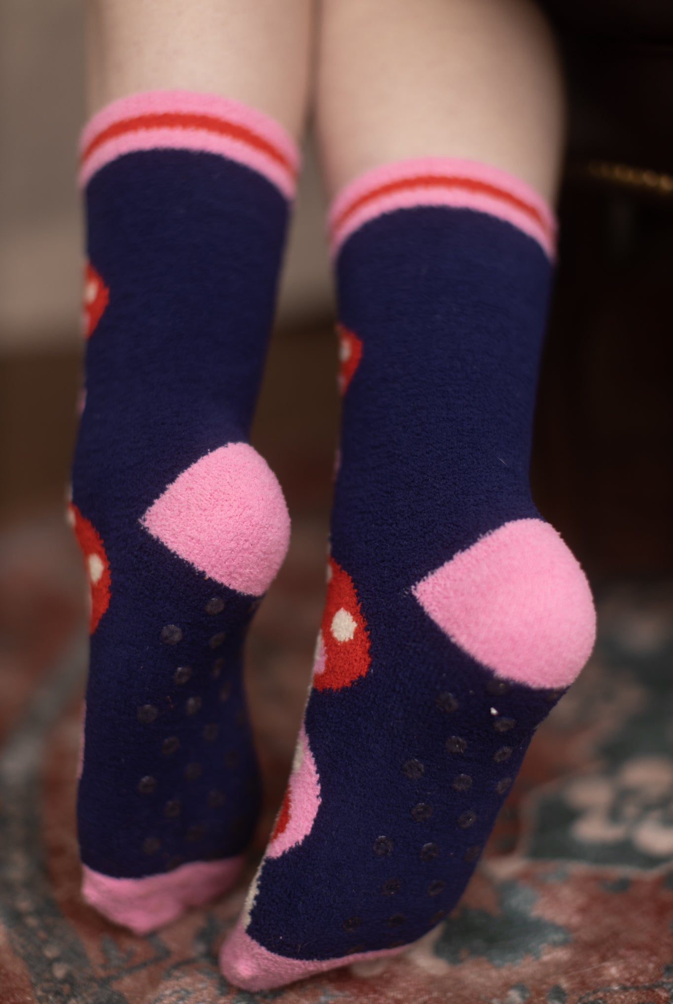 Magic Mushrooms Slipper Socks