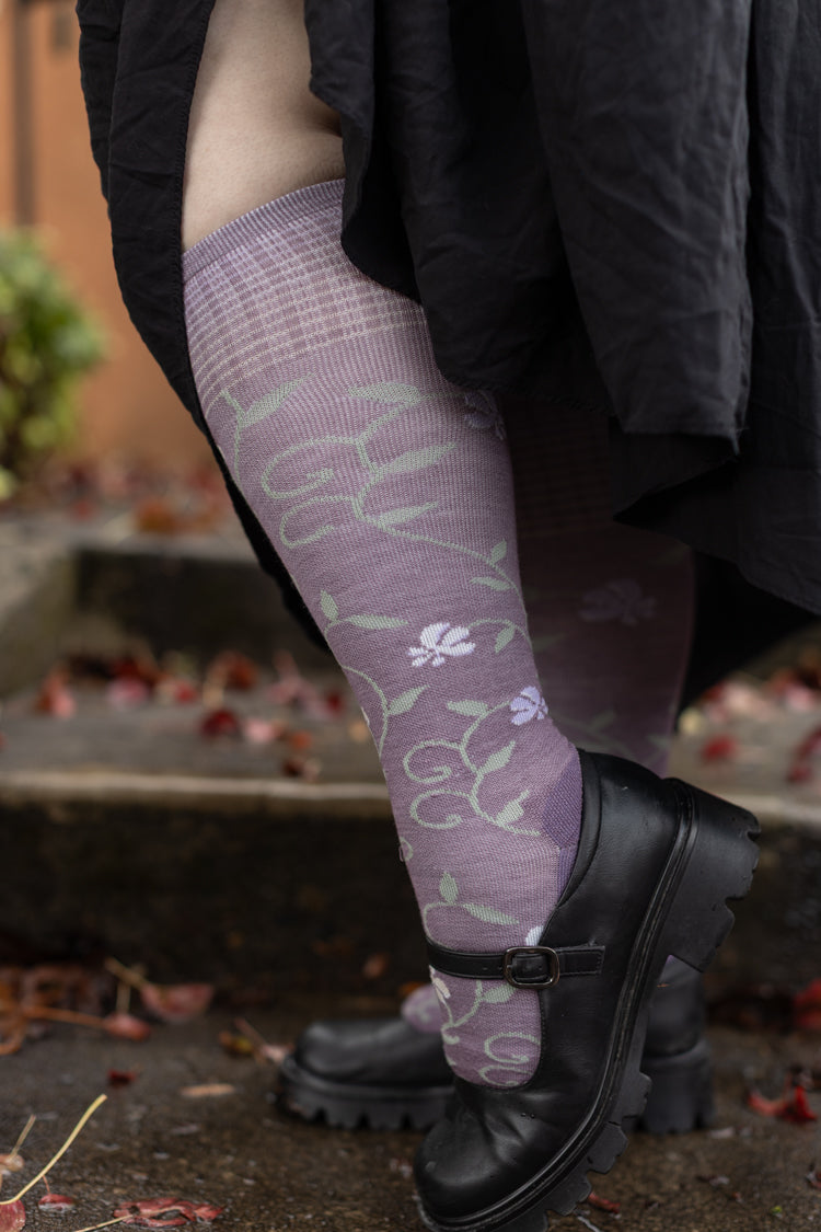 Full Sun Compression Knee High - Orchid