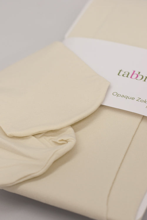 Plus Size Color Tights - Ivory