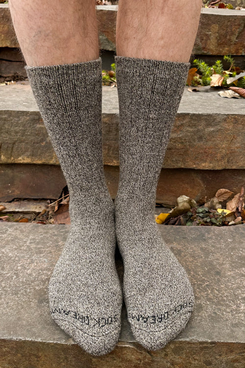 The Alaskan Crew - Merino Wool Hiking Socks - Cinder