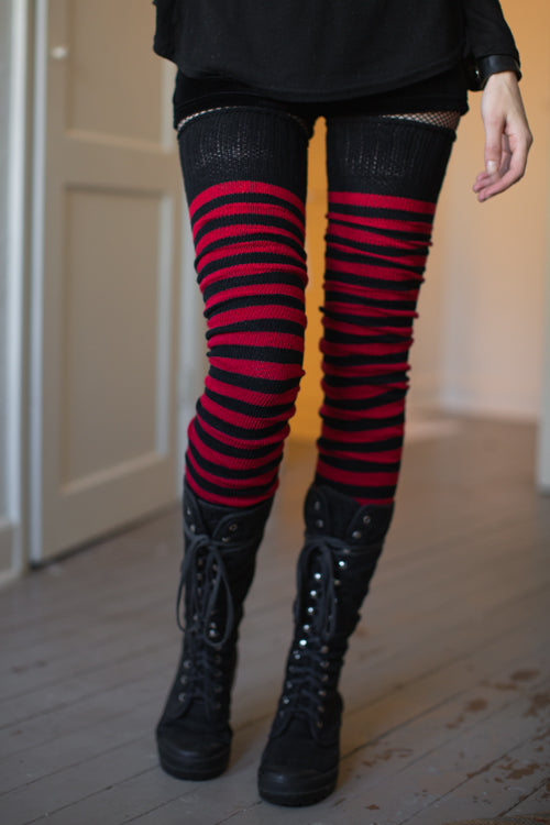 Super Stripes Longer - Black/Red