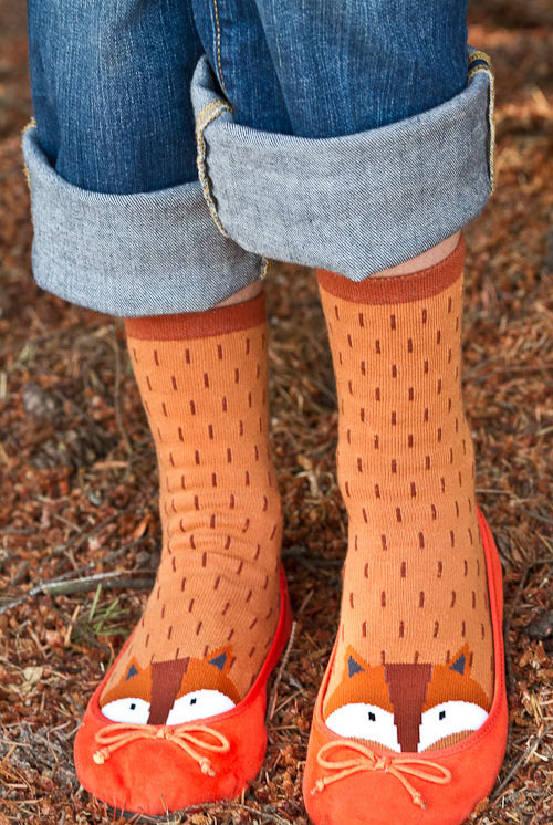 Fox Slipper Socks