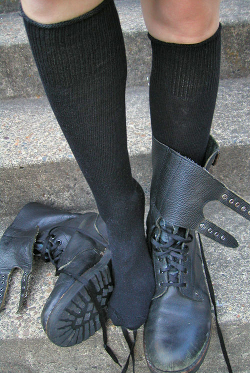 Old School Military Bootsocks - Black