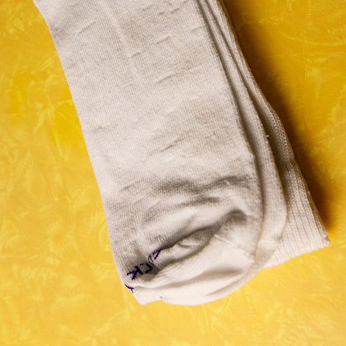 Oops! XL Foot Longer Extraordinary Thigh High - white