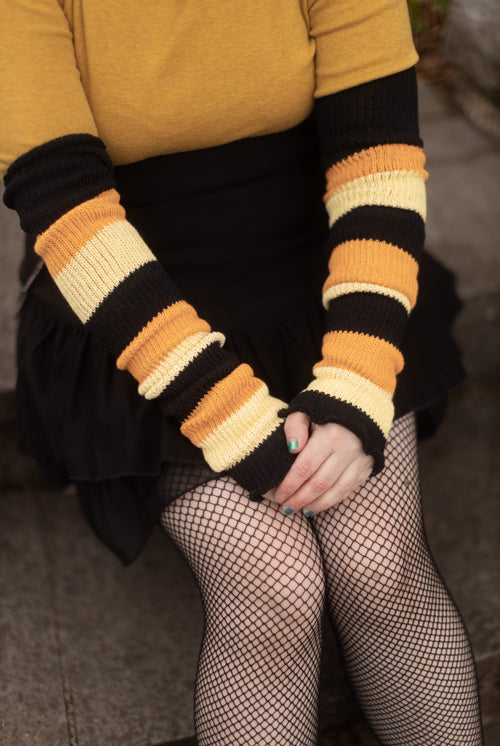 Trick or Treat Stripes Warmers