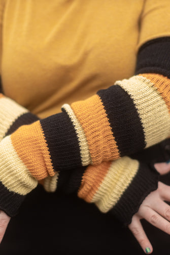Trick or Treat Stripes Warmers