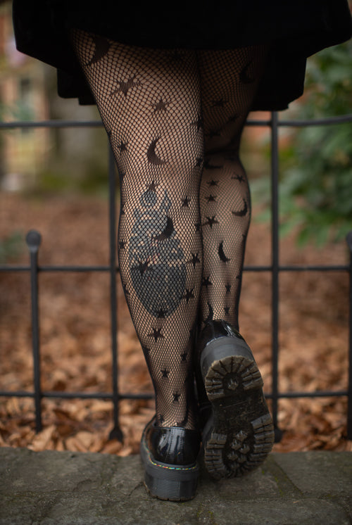 Celestial Net Tights