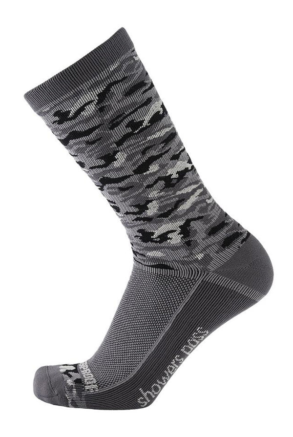 Crosspoint Camo Waterproof Socks - Grey