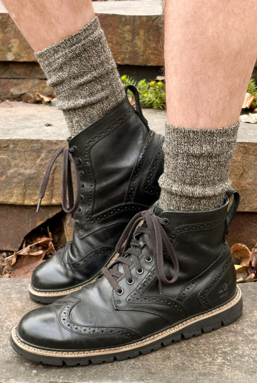 The Alaskan Crew - Merino Wool Hiking Socks - Cinder