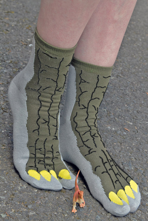 Godzilla Tabi Socks - Grey