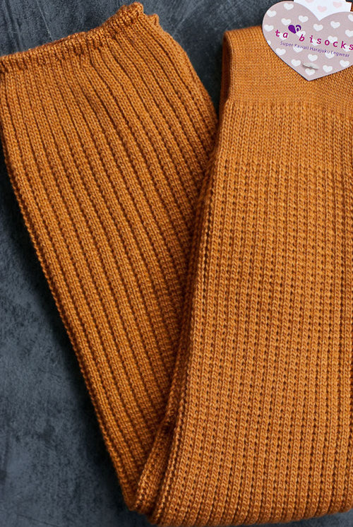 Harajuku Scrunchy Socks - Mustard