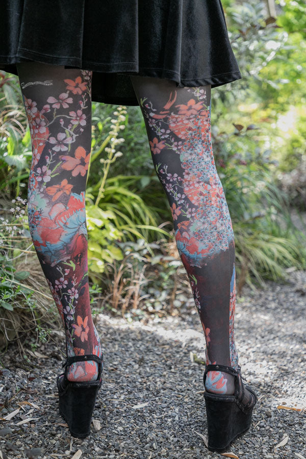 Petit Matin Printed Tights
