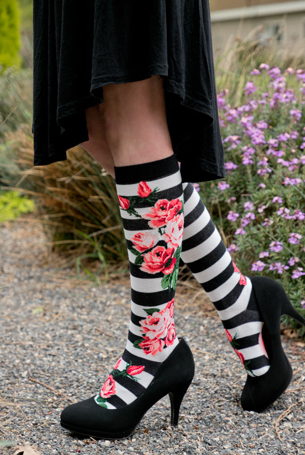 Romantic Rose Knee High