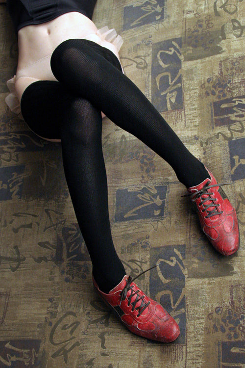 N40 Thigh High Socks - Black