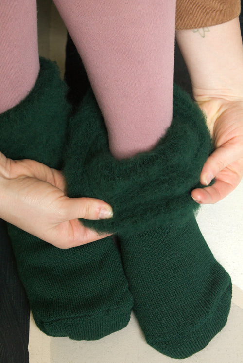 New Zealand Bed Socks - Hunter