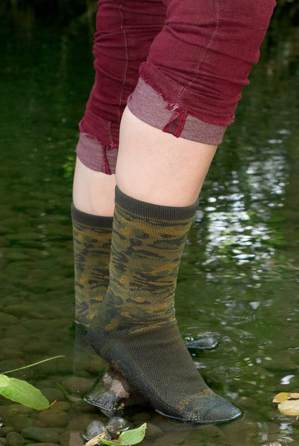 Crosspoint Camo Waterproof Socks - Forest