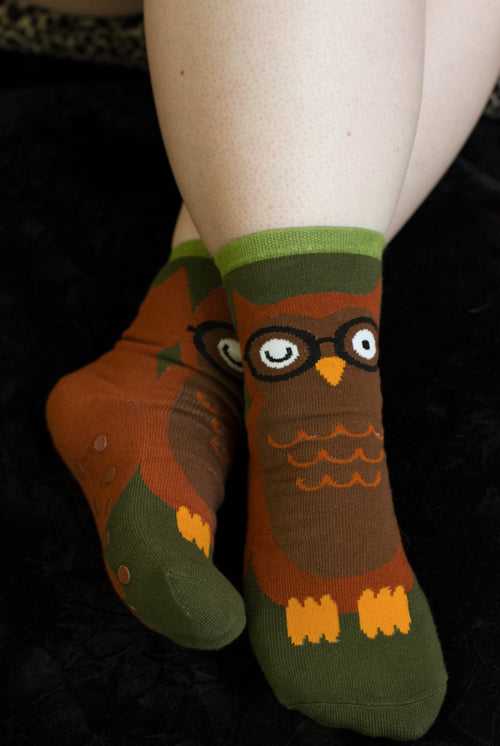 Owl Slipper Socks