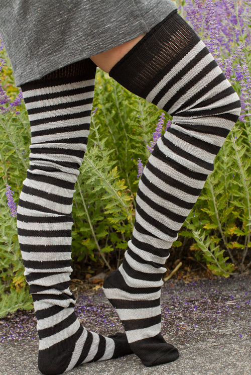 Super Stripes Longer - Black/Grey