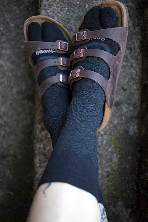 Bunion Relief Tabi Crew - Black