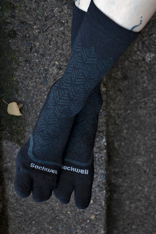 Bunion Relief Tabi Crew - Black
