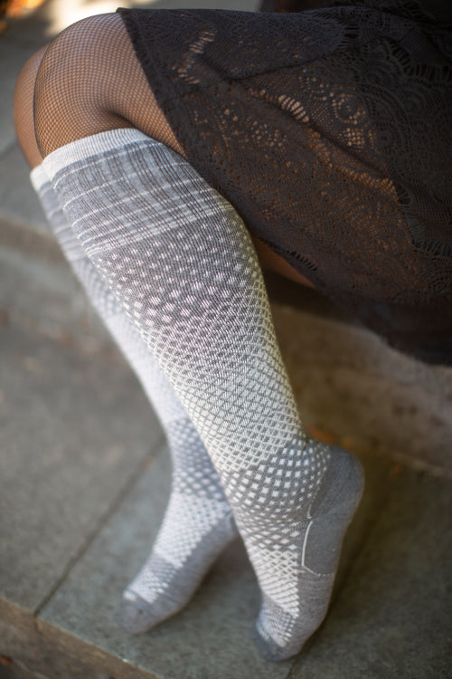 Micro Grade Compression Knee High - Charcoal