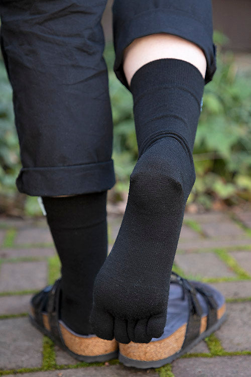 Wool Classic ToeToe Socks - Black