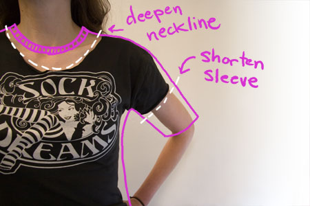 DIY: Fit your shirt to a "T"!