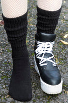 Cozy Slouch Socks - Black