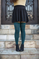 Diamond Wave Extraordinary Thigh High - Teal