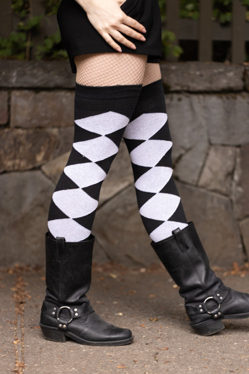 Harlequin Diamond OTK - Black/White
