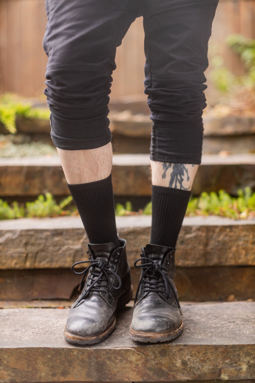 Just Black Socks