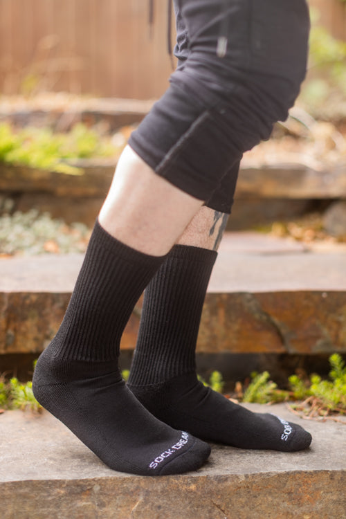Just Black Socks